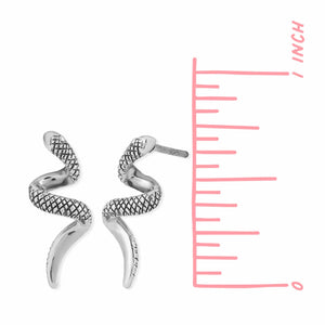 SS Snake Stud Earring 2