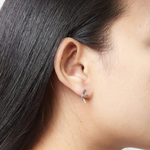 SS Snake Stud Earring 2