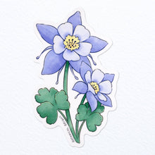 Load image into Gallery viewer, Colorado Blue Columbine Waterproof Vinyl Sticker
