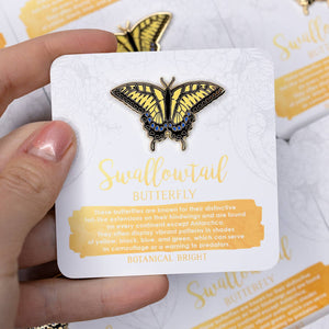Swallowtail Butterfly Enamel Pin