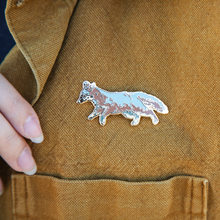 Load image into Gallery viewer, Island Fox Enamel Pin
