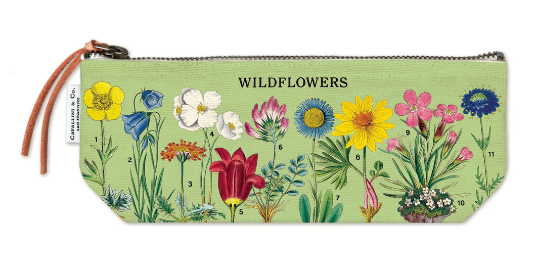 Mini Wildflowers Vintage Pouch