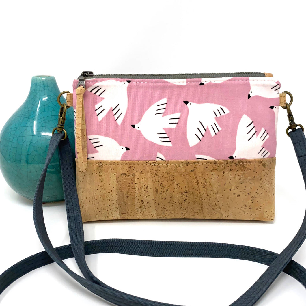 Glide Organic and Cork Mini Crossbody