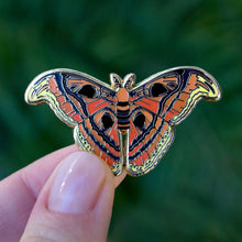 Load image into Gallery viewer, Atlas Moth Enamel Pin
