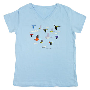 Flight of Fancy Women's V-Neck Shirt