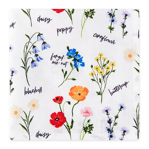 Floral Notes Printed Napkin