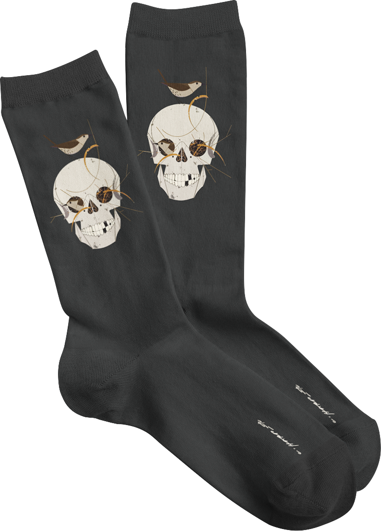 Wrented Dark Grey Women's Socks