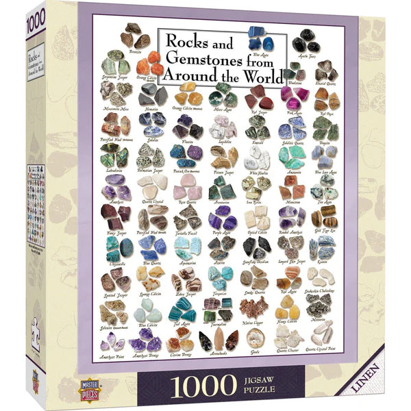 Rocks and Gemstones from Around the World 1000pc Puzzle
