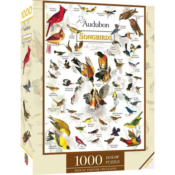 Audubon Songbirds 1000pc Puzzle