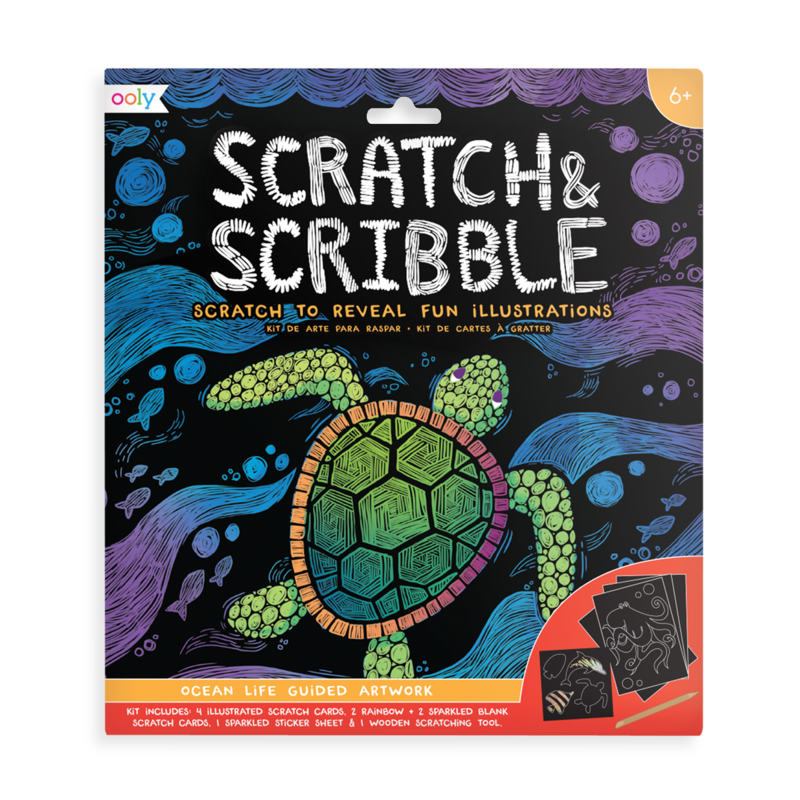Scratch & Scribble: Ocean Life
