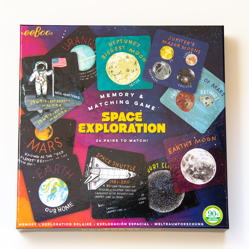 Space Exploration Memory Matching Game