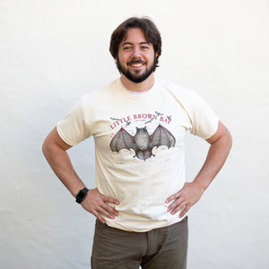 Little Brown Bat Natural Adult T-Shirt