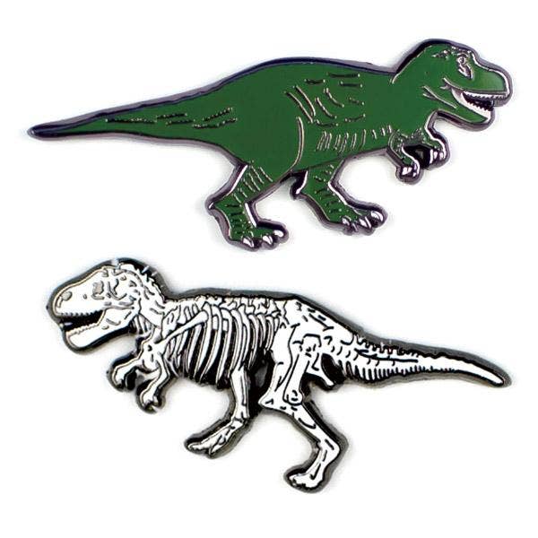 T. Rex & Fossil Pins