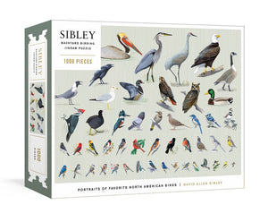 Sibley Backyard Birding Puzzle : 1000pc Jigsaw Puzzle with Portraits of Favorite North American Birds