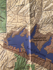 San Rafael Wilderness Backcountry Topo Map