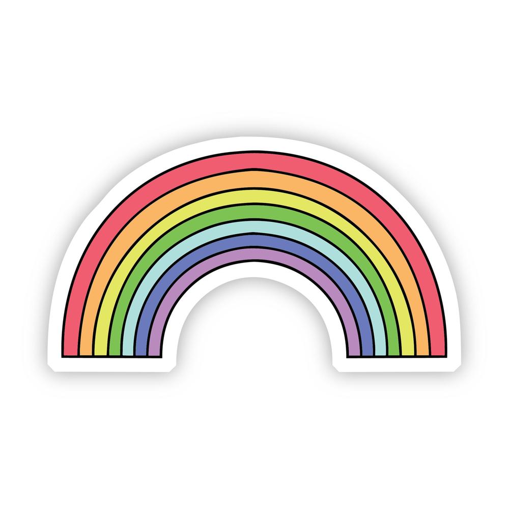 Multicolor Rainbow Aesthetic Sticker