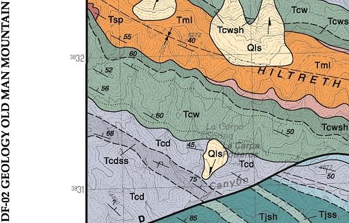Old Man Mountain Quadrangle - DF02