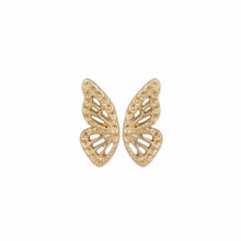 Load image into Gallery viewer, Gold Buttterfly Wings Post Earrings
