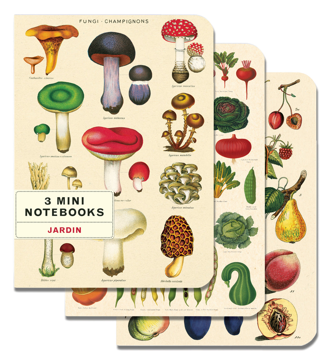 Le Jardin Mini Notebook 3-Pack