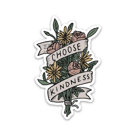 Choose Kindness Bouquet Sticker