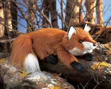 Load image into Gallery viewer, Small Red Fox Hand Puppet

