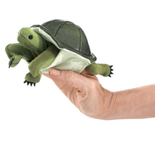 Load image into Gallery viewer, Mini Turtle Finger Puppet
