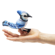 Load image into Gallery viewer, Mini Blue Jay Finger Puppet
