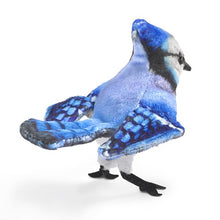 Load image into Gallery viewer, Mini Blue Jay Finger Puppet
